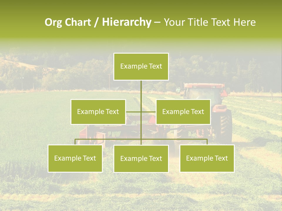 Field Windrow Agricultural PowerPoint Template