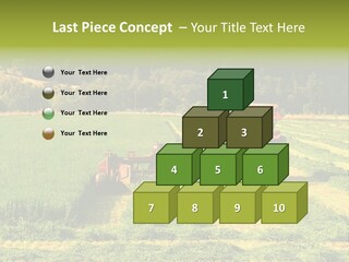 Field Windrow Agricultural PowerPoint Template