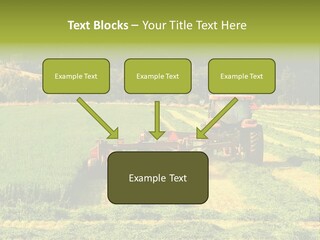 Field Windrow Agricultural PowerPoint Template