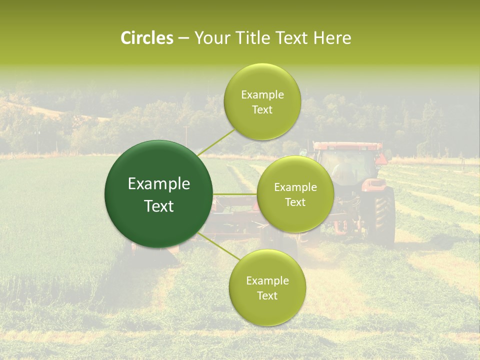 Field Windrow Agricultural PowerPoint Template