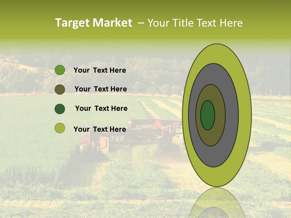 Field Windrow Agricultural PowerPoint Template