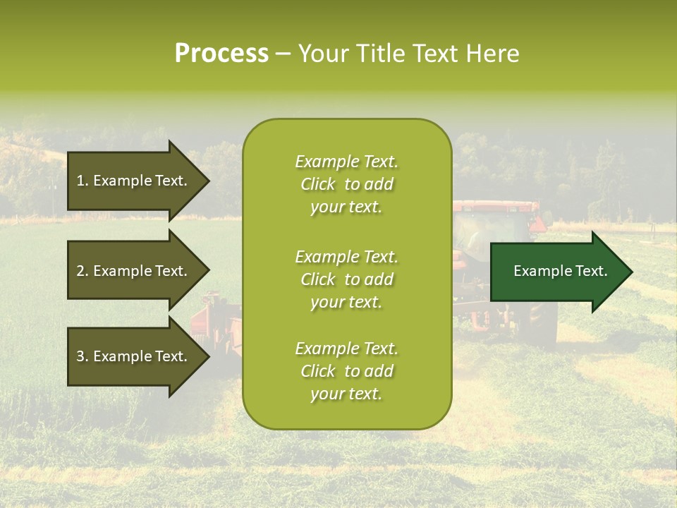 Field Windrow Agricultural PowerPoint Template