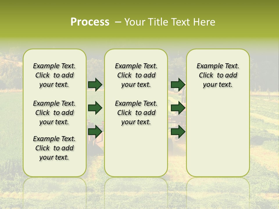 Field Windrow Agricultural PowerPoint Template