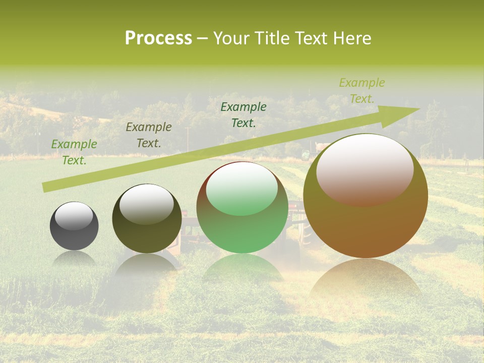 Field Windrow Agricultural PowerPoint Template