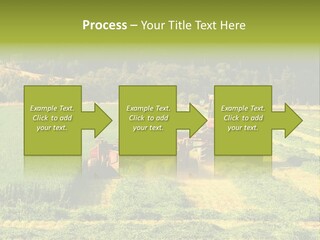 Field Windrow Agricultural PowerPoint Template