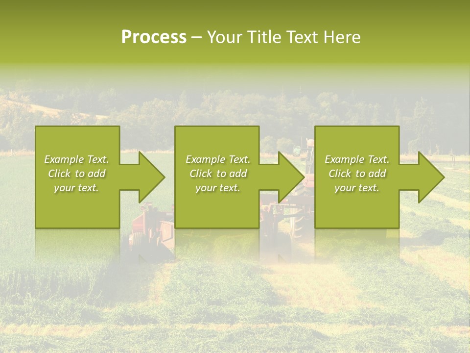 Field Windrow Agricultural PowerPoint Template