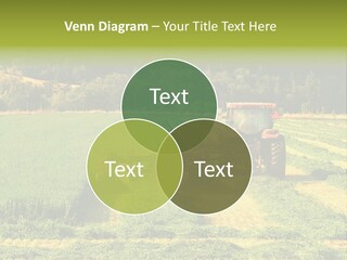 Field Windrow Agricultural PowerPoint Template
