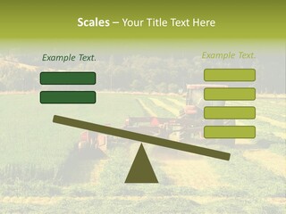 Field Windrow Agricultural PowerPoint Template