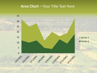 Field Windrow Agricultural PowerPoint Template