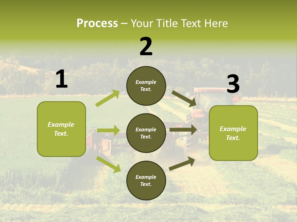 Field Windrow Agricultural PowerPoint Template