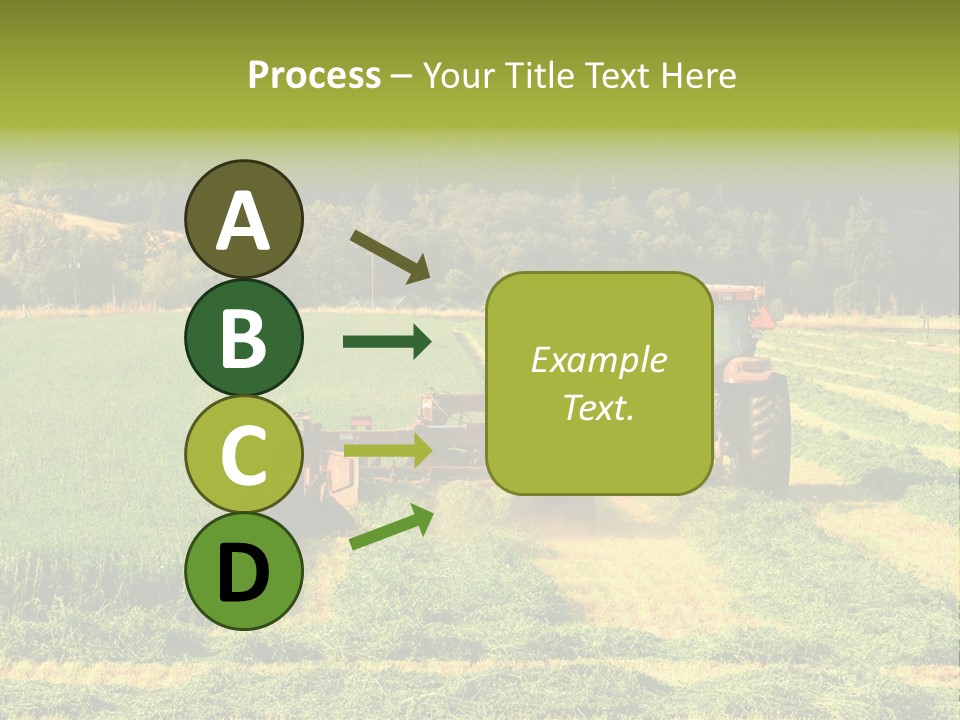 Field Windrow Agricultural PowerPoint Template