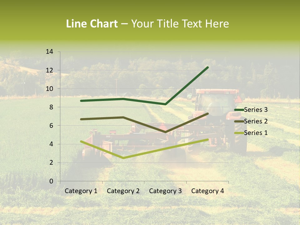 Field Windrow Agricultural PowerPoint Template