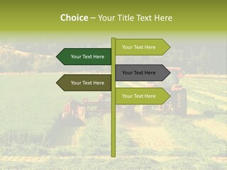 Field Windrow Agricultural PowerPoint Template