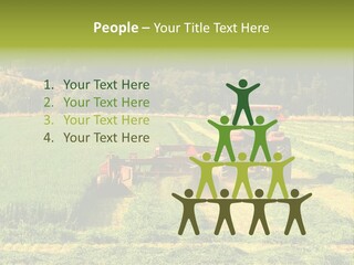 Field Windrow Agricultural PowerPoint Template