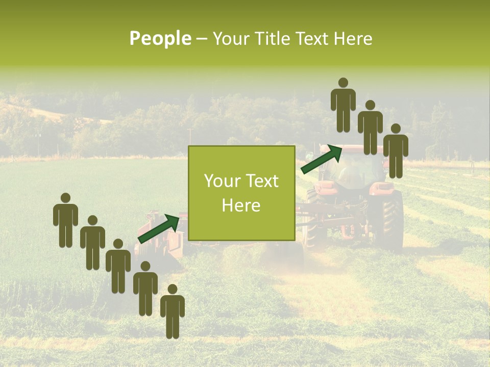 Field Windrow Agricultural PowerPoint Template