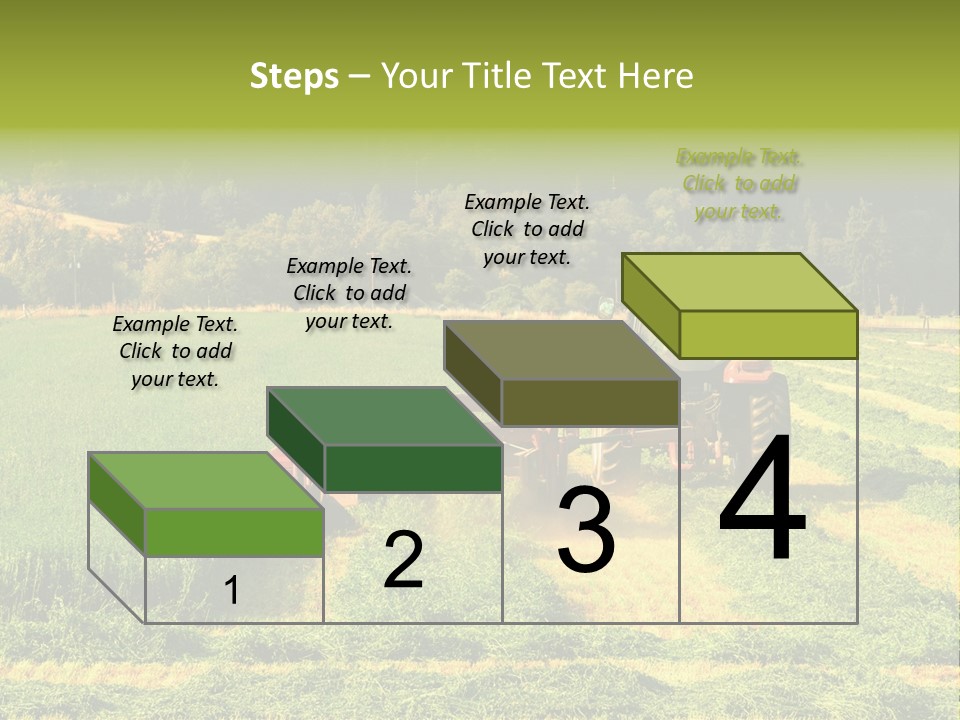Field Windrow Agricultural PowerPoint Template