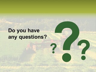 Field Windrow Agricultural PowerPoint Template
