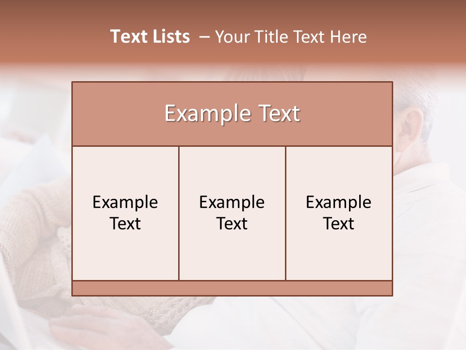 Teamwork Comfort Handsome PowerPoint Template