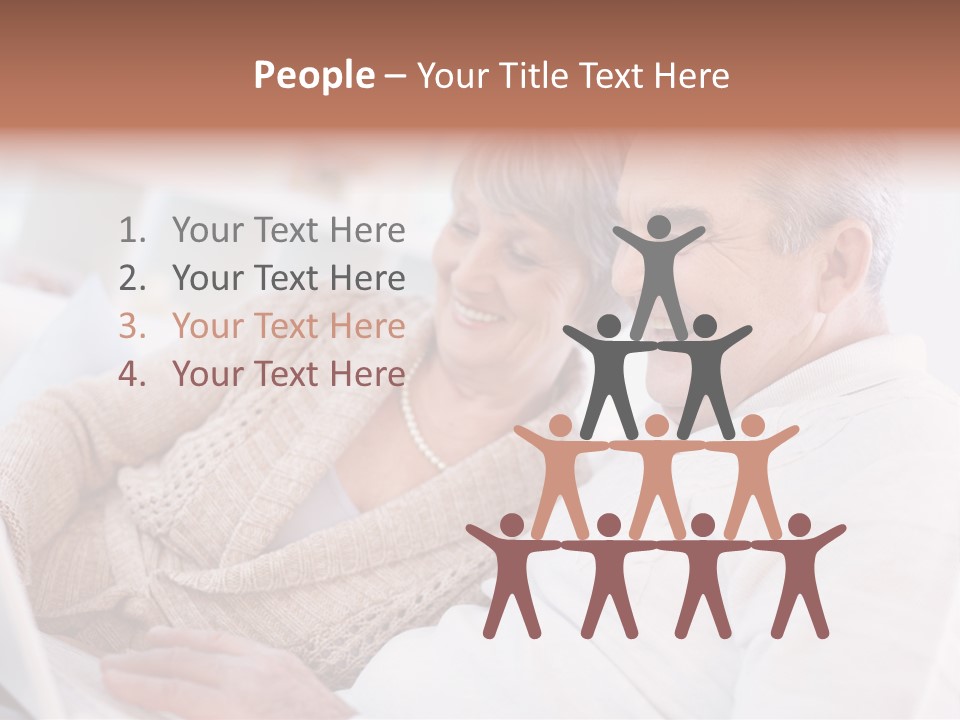 Teamwork Comfort Handsome PowerPoint Template