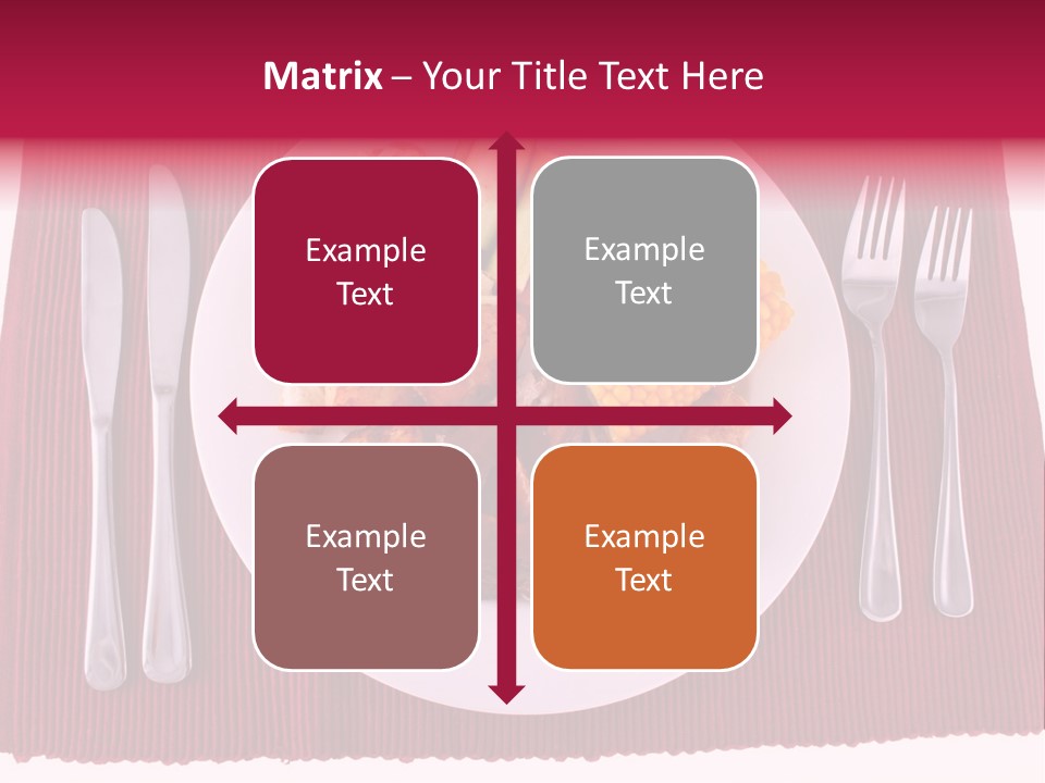 Potato Cob Fork PowerPoint Template