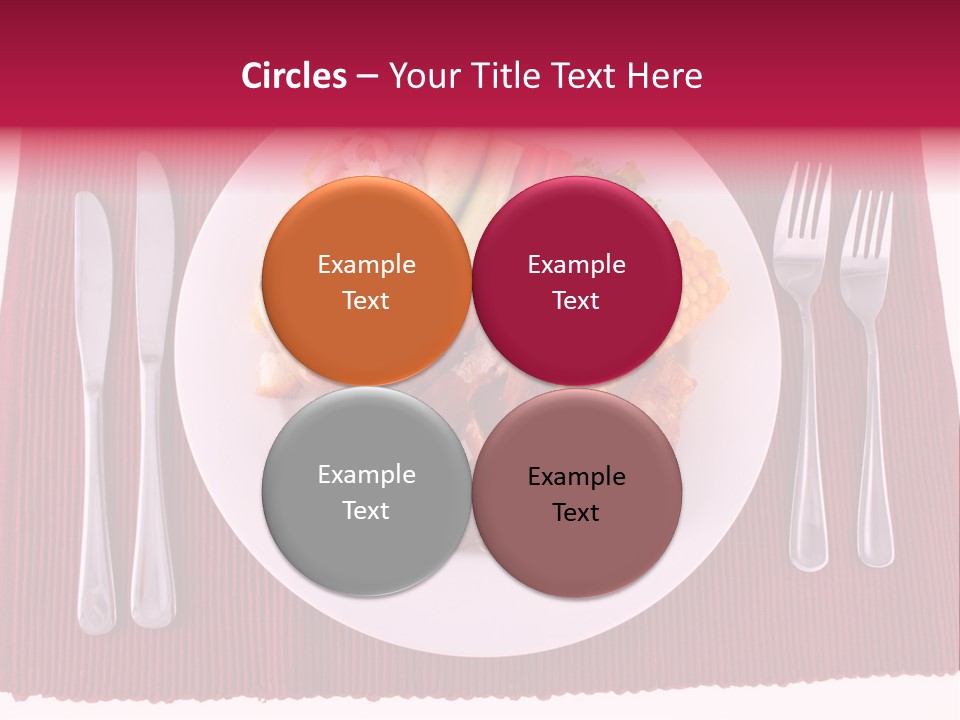 Potato Cob Fork PowerPoint Template