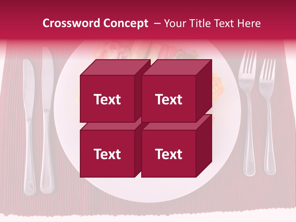 Potato Cob Fork PowerPoint Template