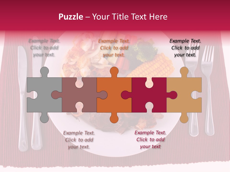 Potato Cob Fork PowerPoint Template