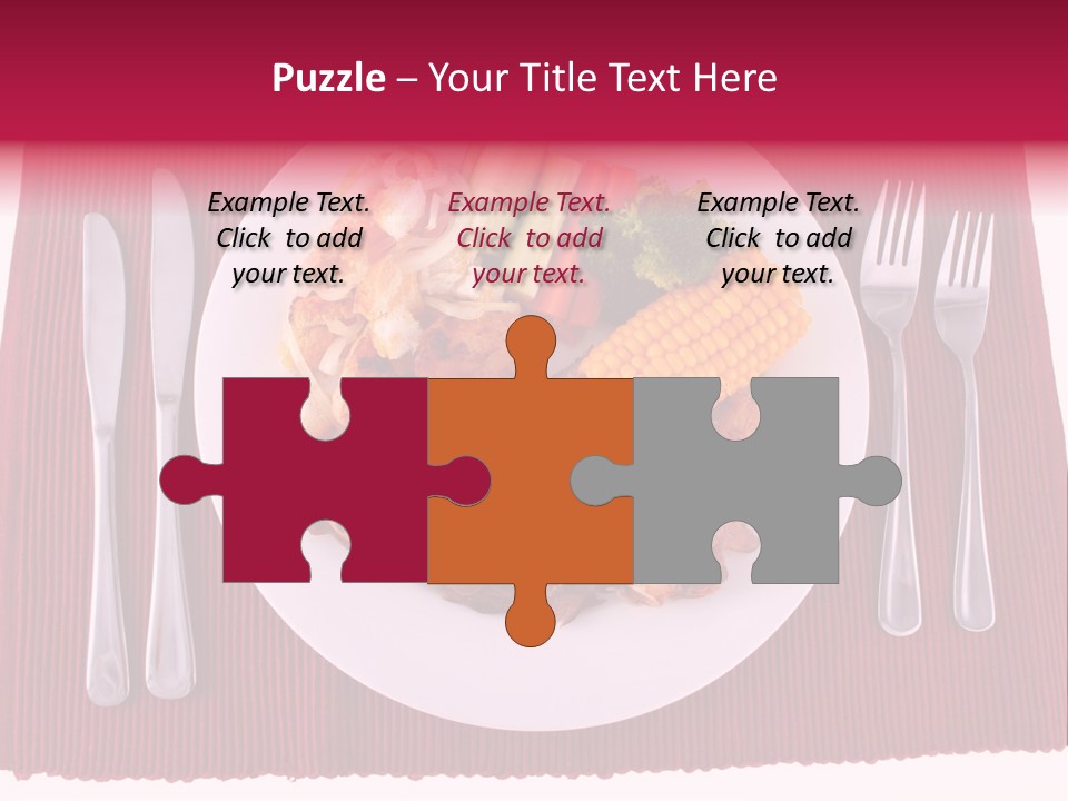 Potato Cob Fork PowerPoint Template