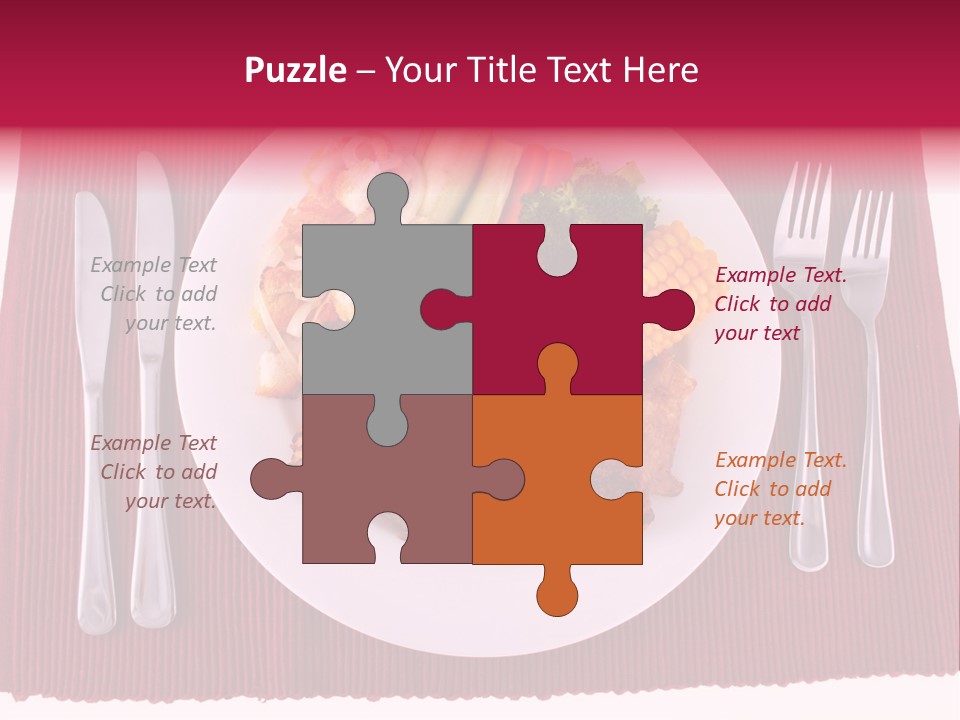 Potato Cob Fork PowerPoint Template