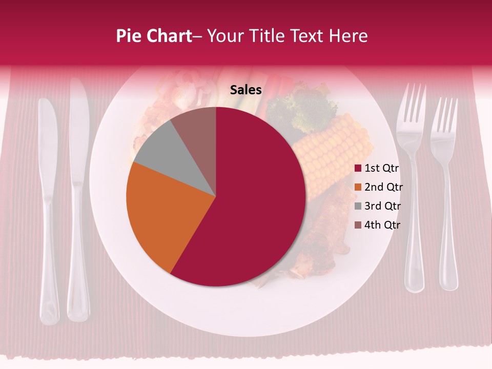 Potato Cob Fork PowerPoint Template