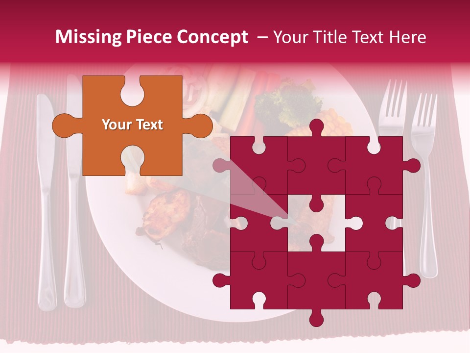 Potato Cob Fork PowerPoint Template