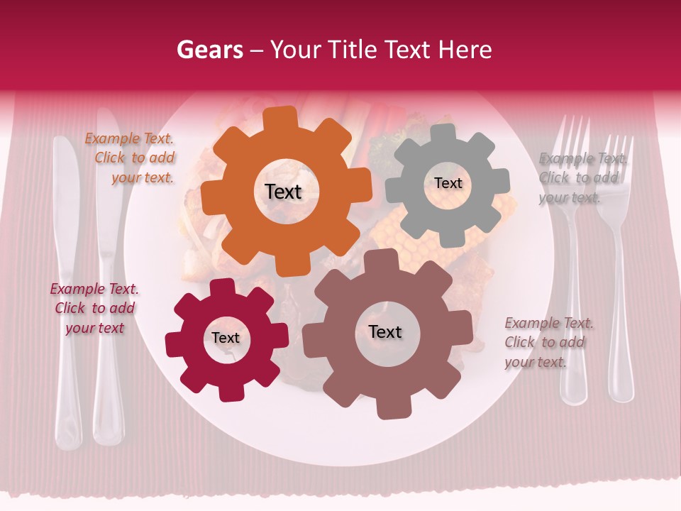 Potato Cob Fork PowerPoint Template