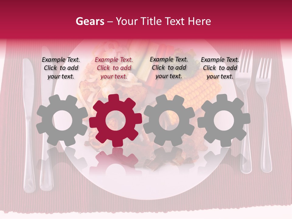 Potato Cob Fork PowerPoint Template