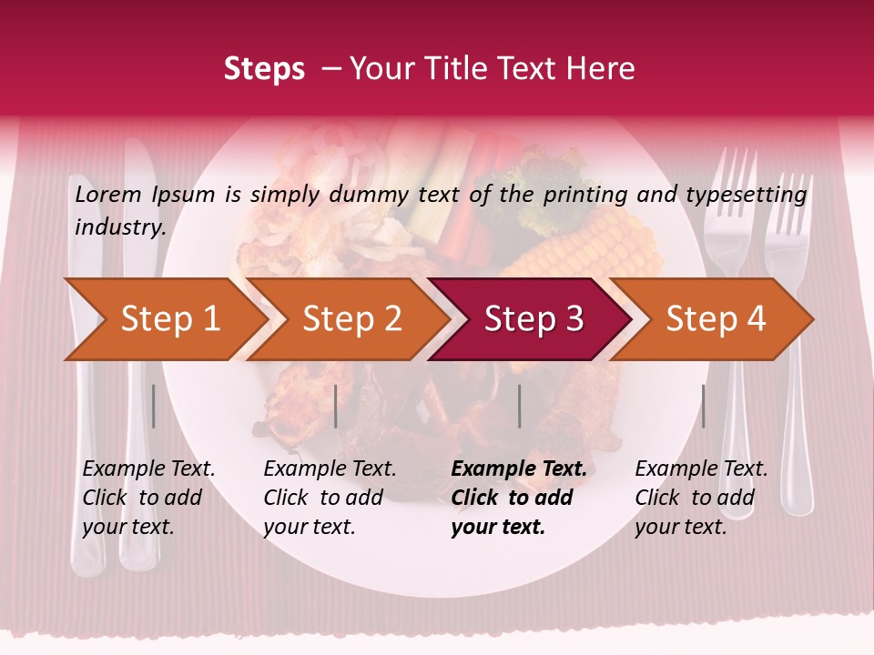 Potato Cob Fork PowerPoint Template