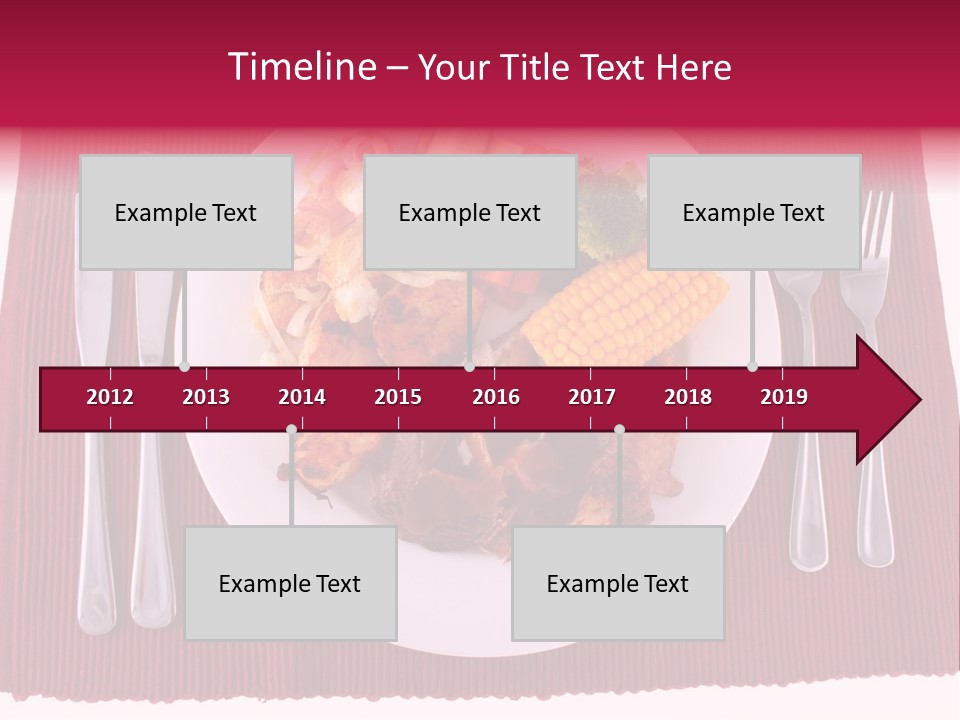 Potato Cob Fork PowerPoint Template