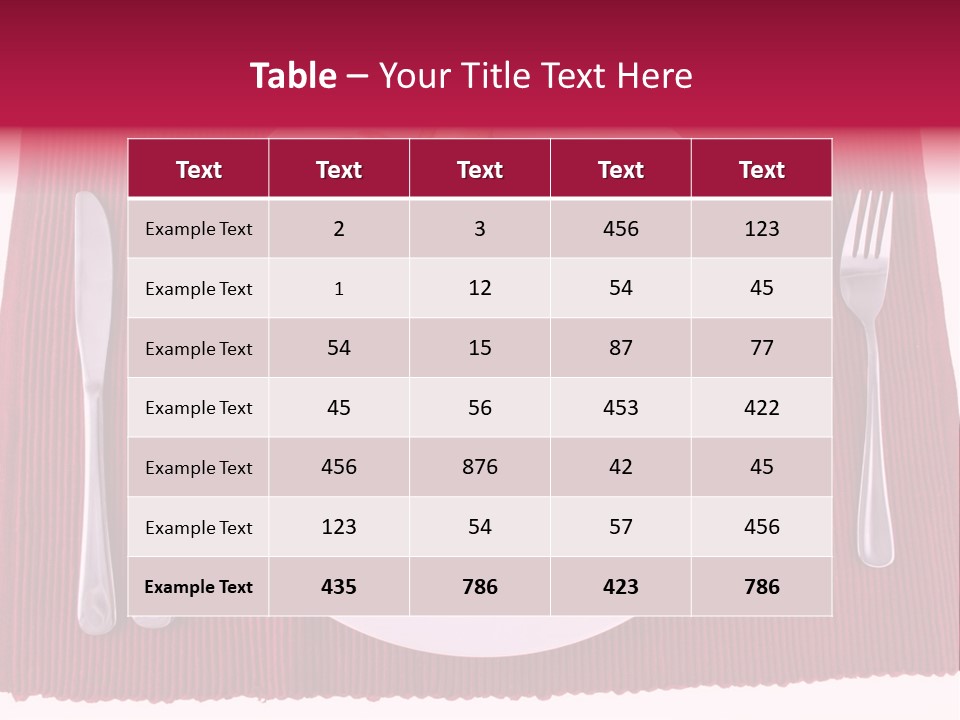 Potato Cob Fork PowerPoint Template