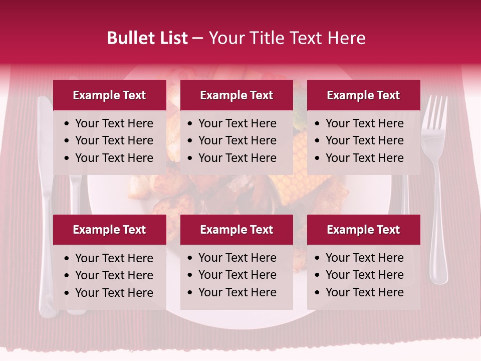 Potato Cob Fork PowerPoint Template