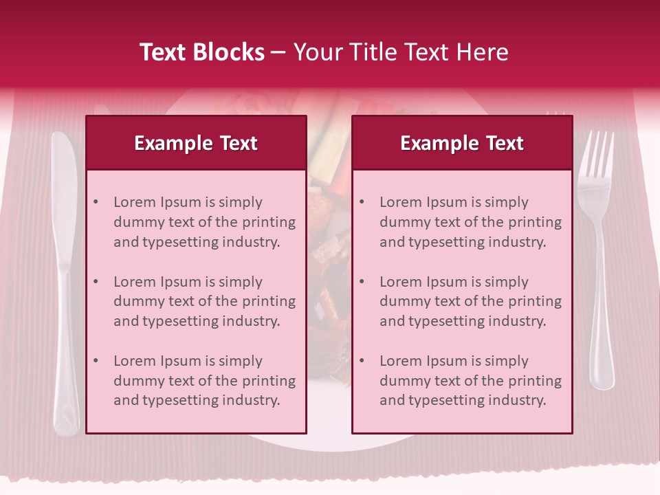 Potato Cob Fork PowerPoint Template