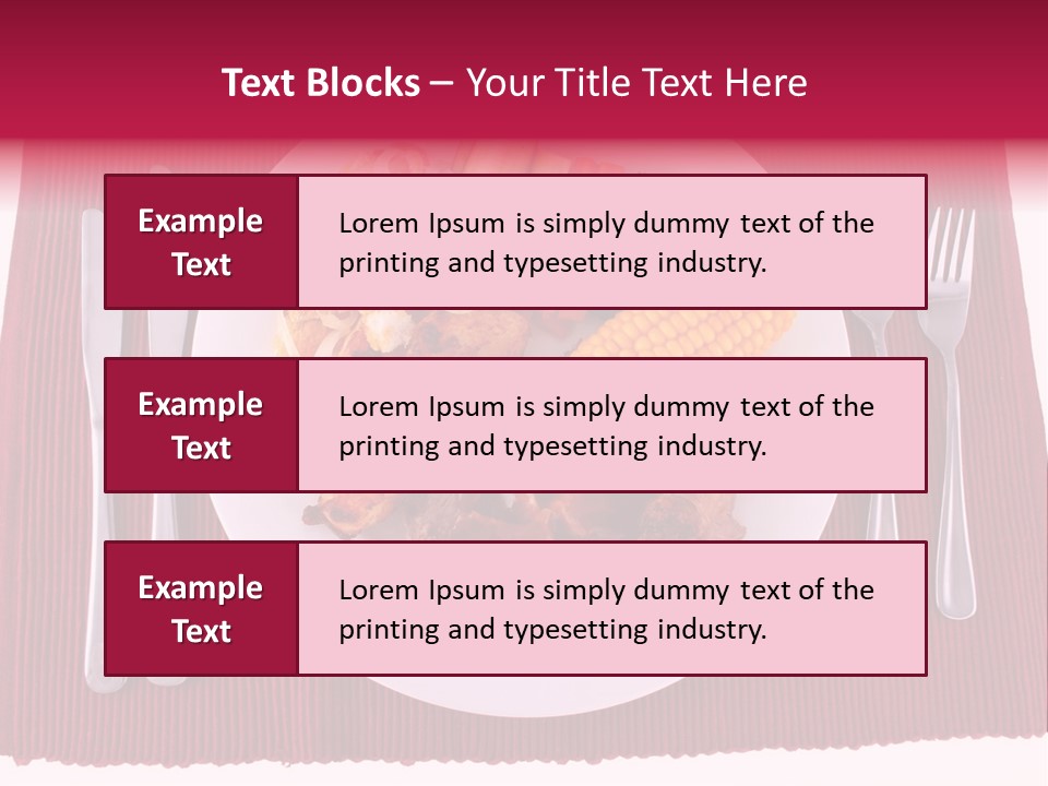 Potato Cob Fork PowerPoint Template
