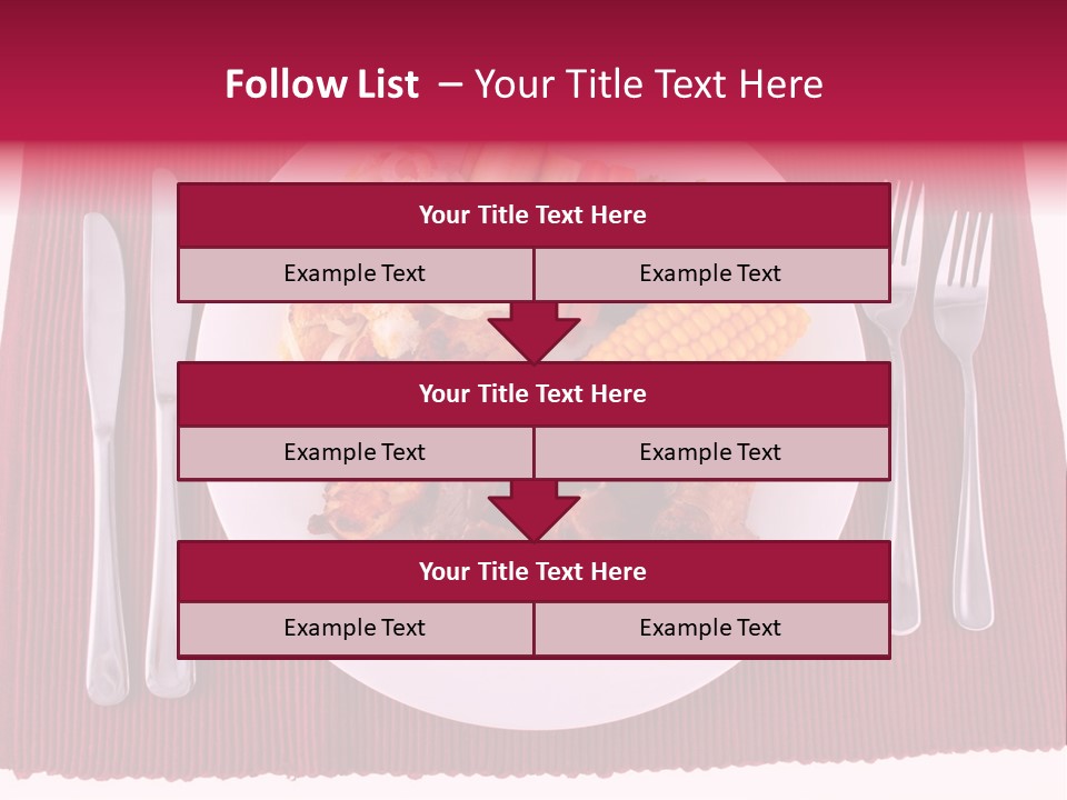 Potato Cob Fork PowerPoint Template