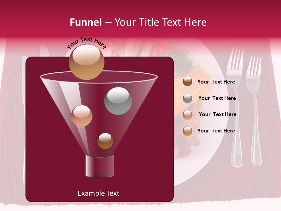Potato Cob Fork PowerPoint Template