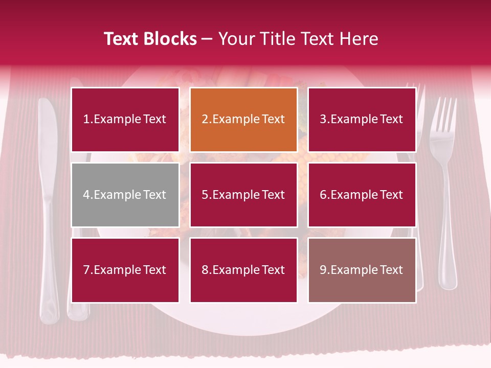 Potato Cob Fork PowerPoint Template