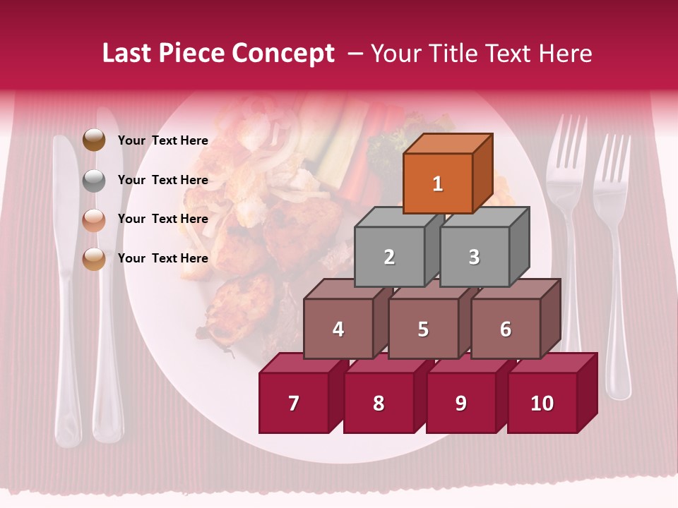 Potato Cob Fork PowerPoint Template
