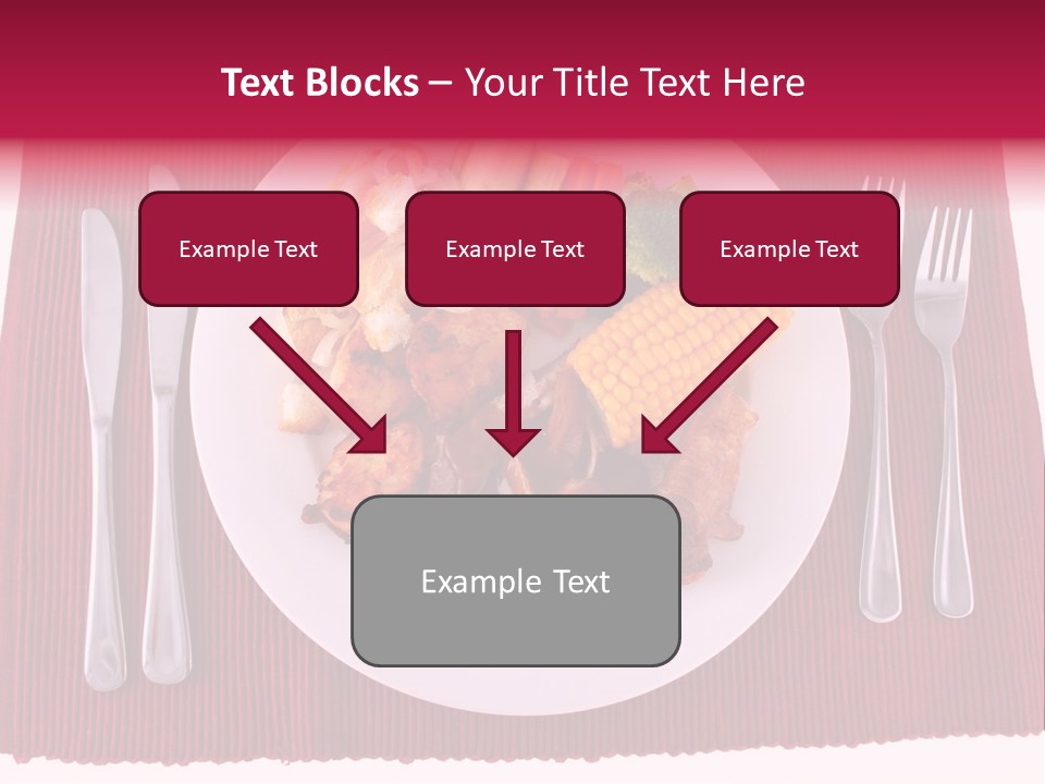 Potato Cob Fork PowerPoint Template