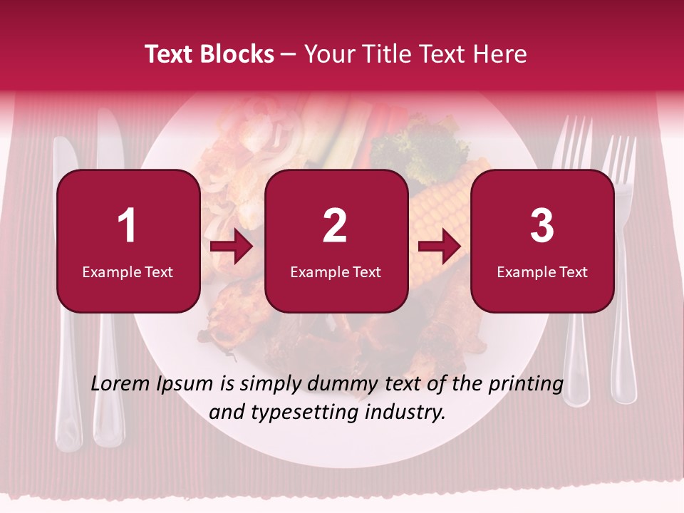 Potato Cob Fork PowerPoint Template