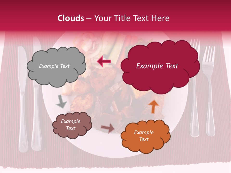 Potato Cob Fork PowerPoint Template