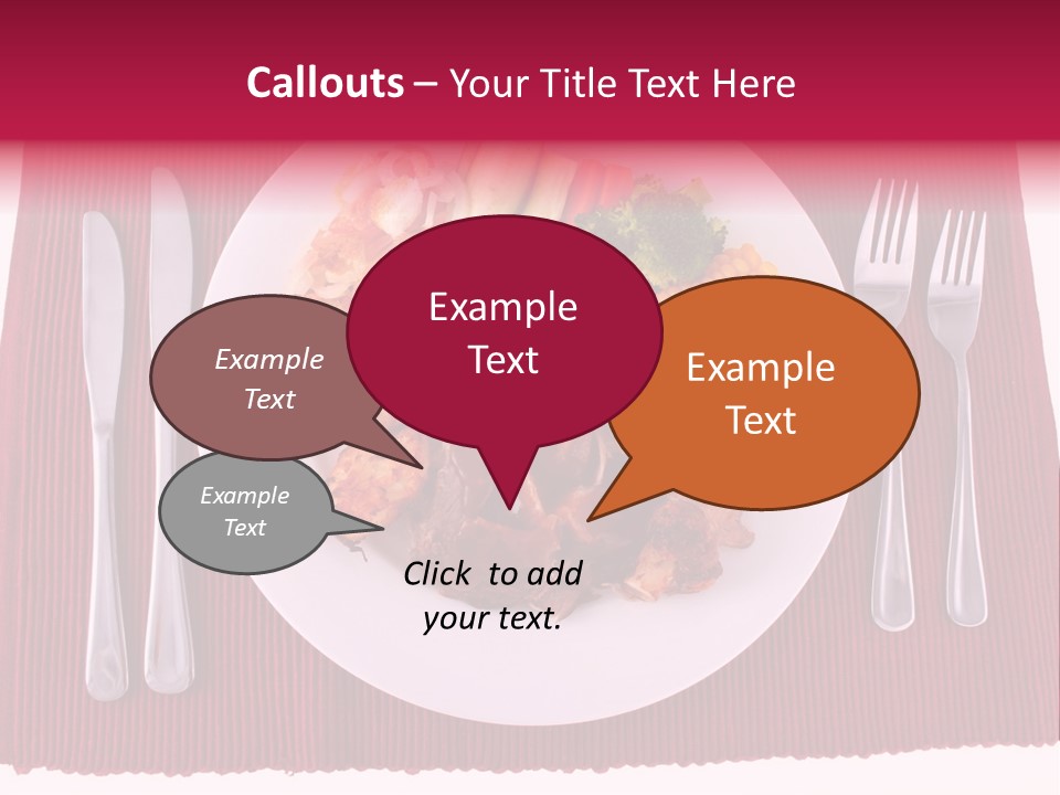Potato Cob Fork PowerPoint Template