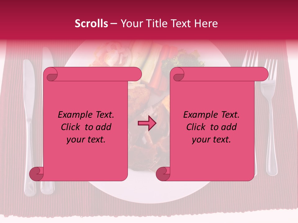 Potato Cob Fork PowerPoint Template
