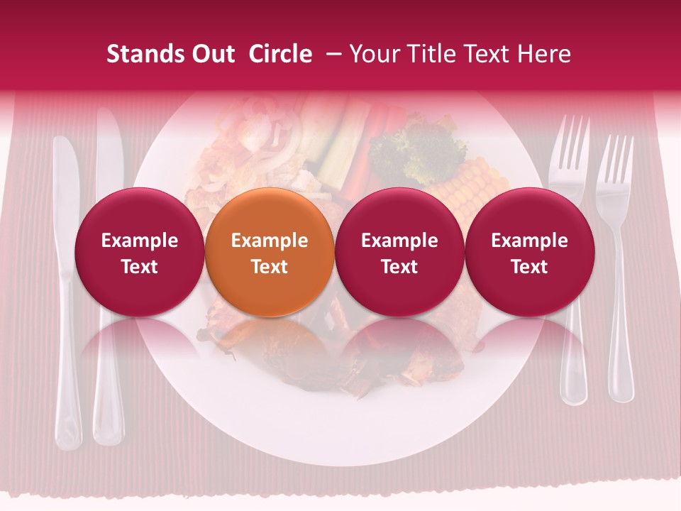 Potato Cob Fork PowerPoint Template