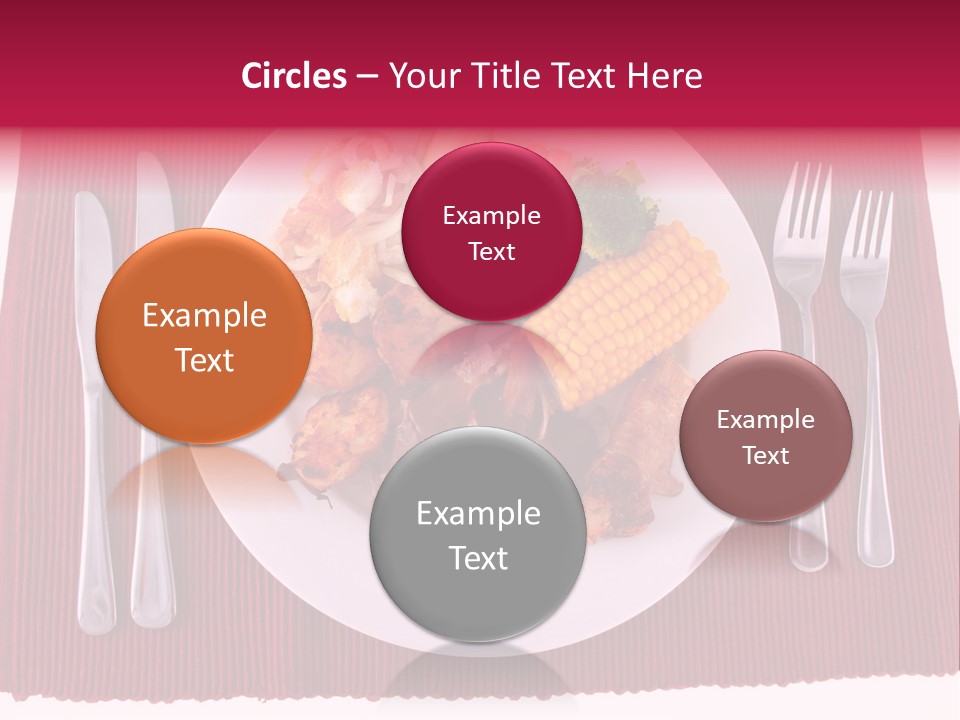 Potato Cob Fork PowerPoint Template